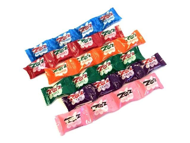 Zotz Fizz Power Candy Strings Cherry, Apple & Watermelon