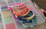 Custom Clay Bead Bracelets