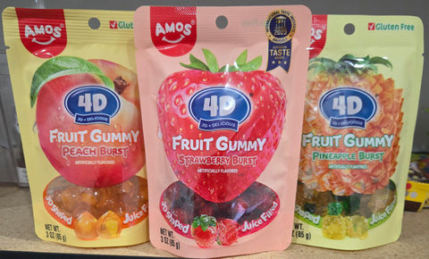 AMOS 4D Fruit Gummy