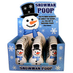 Snowman "Poop" White Jelly Beans in Tin, Cherry Jelly Beans, Fun Stocking Stuffer