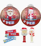 Santa Pez and Snowman Pez Ornament - Christmas Pez Candy Dispenser, Pez Santa, Pez Dispensers, Kids Christmas Candy Stocking Stuffers, Holiday Pez, Kids Holiday Candy