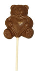 Milk Chocolate Teddy Bear Lollipops